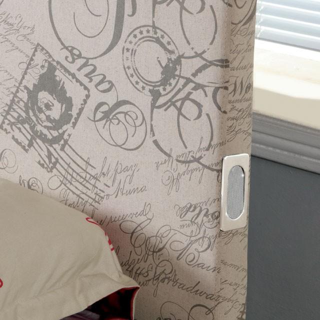 Evans E.King & Cal.King Bed Espressso, White, & Camel