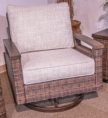 Sillón giratorio de exterior Monterey Point (juego de 2)