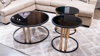 Mesa auxiliar Hannerly (juego de 3)