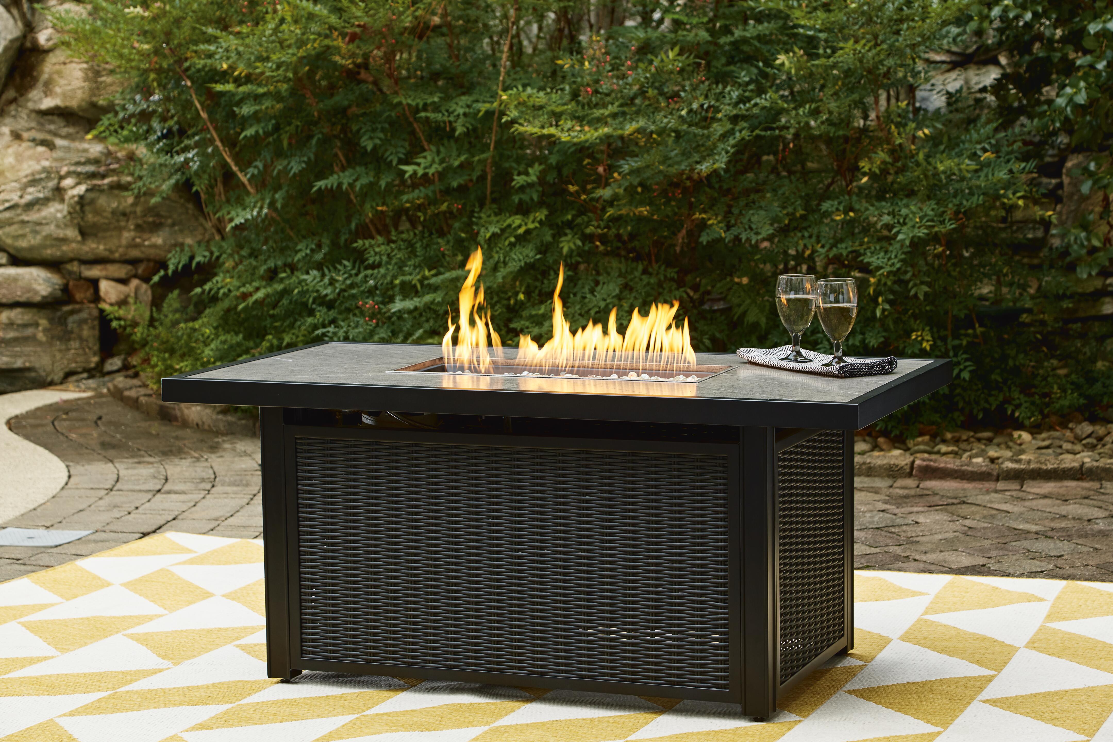Mesa de fogata para exterior Beachcroft