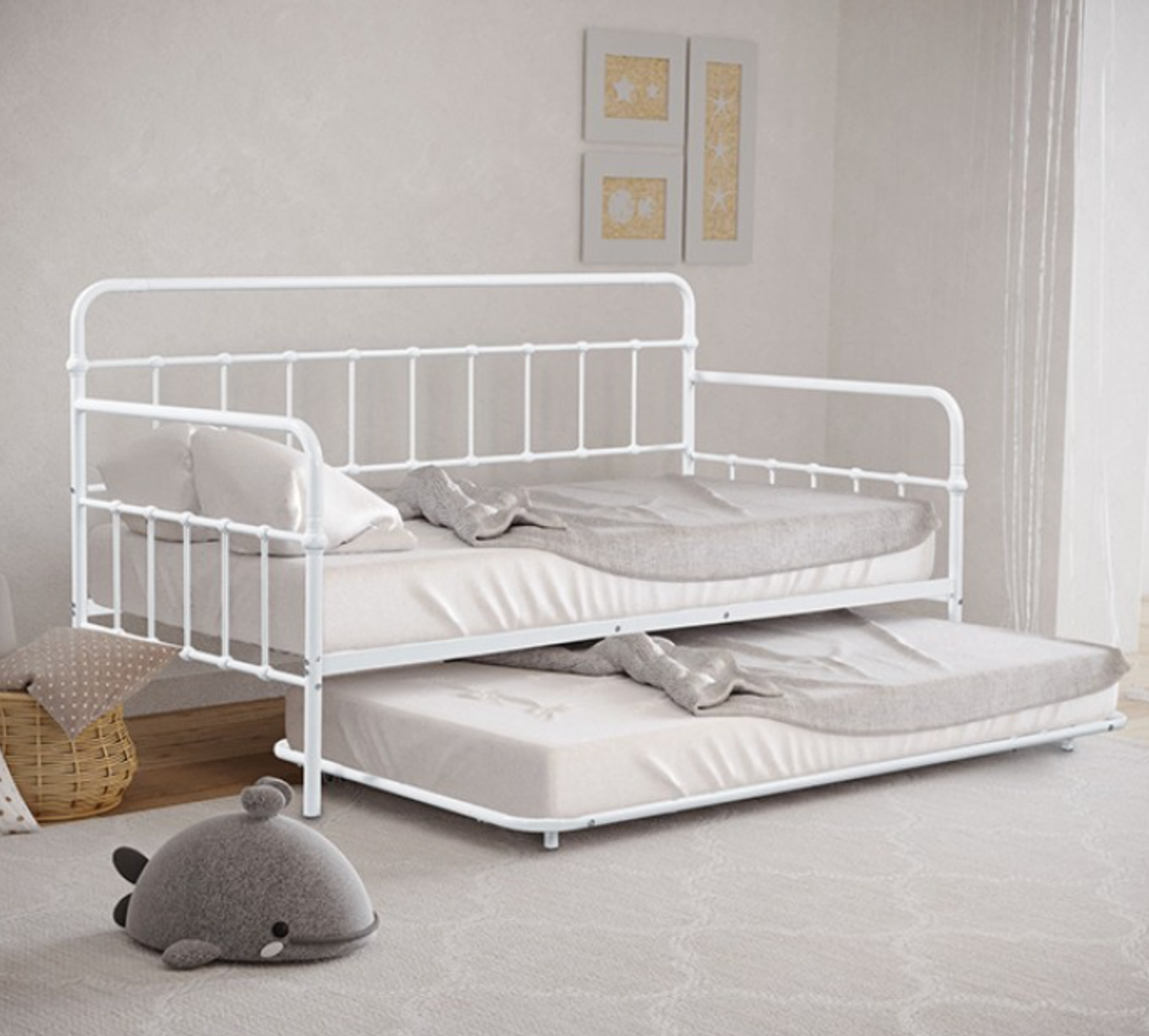 Thera Daybed With Trundle - White