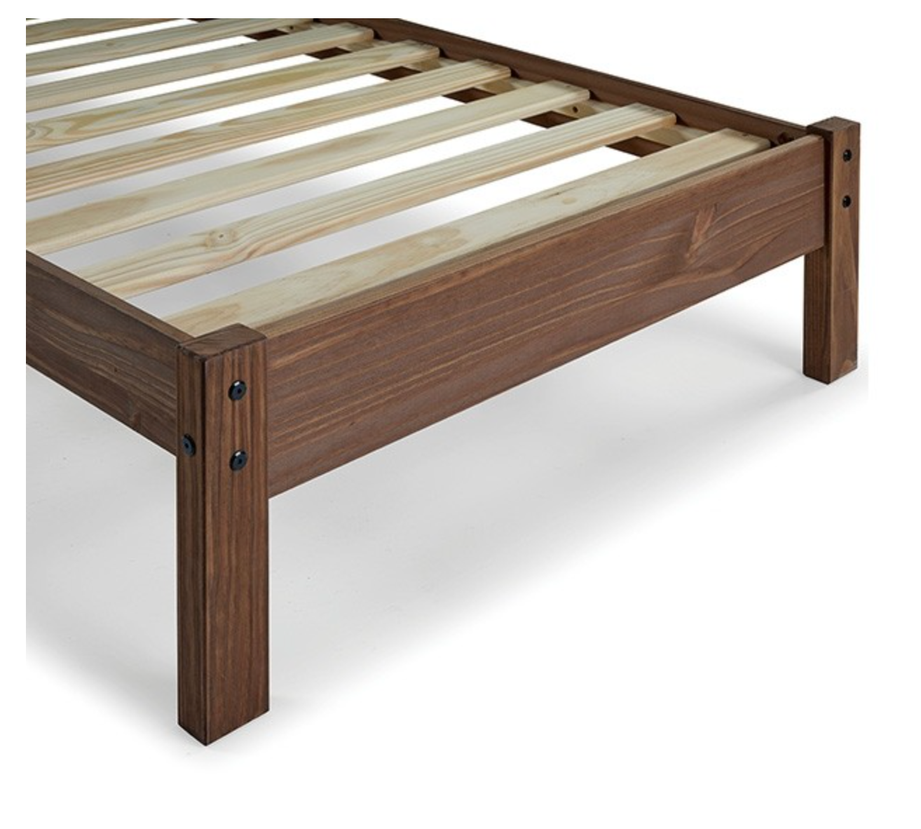 Cama doble Crestwell - Caoba