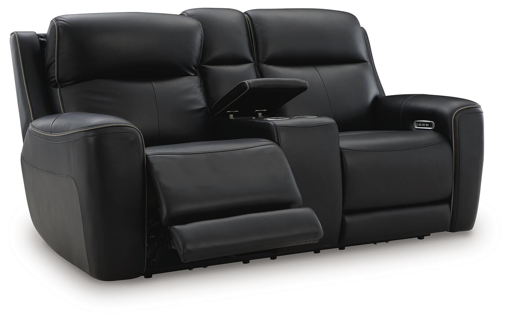 Sofá reclinable biplaza eléctrico 5Z-Relaxation con consola