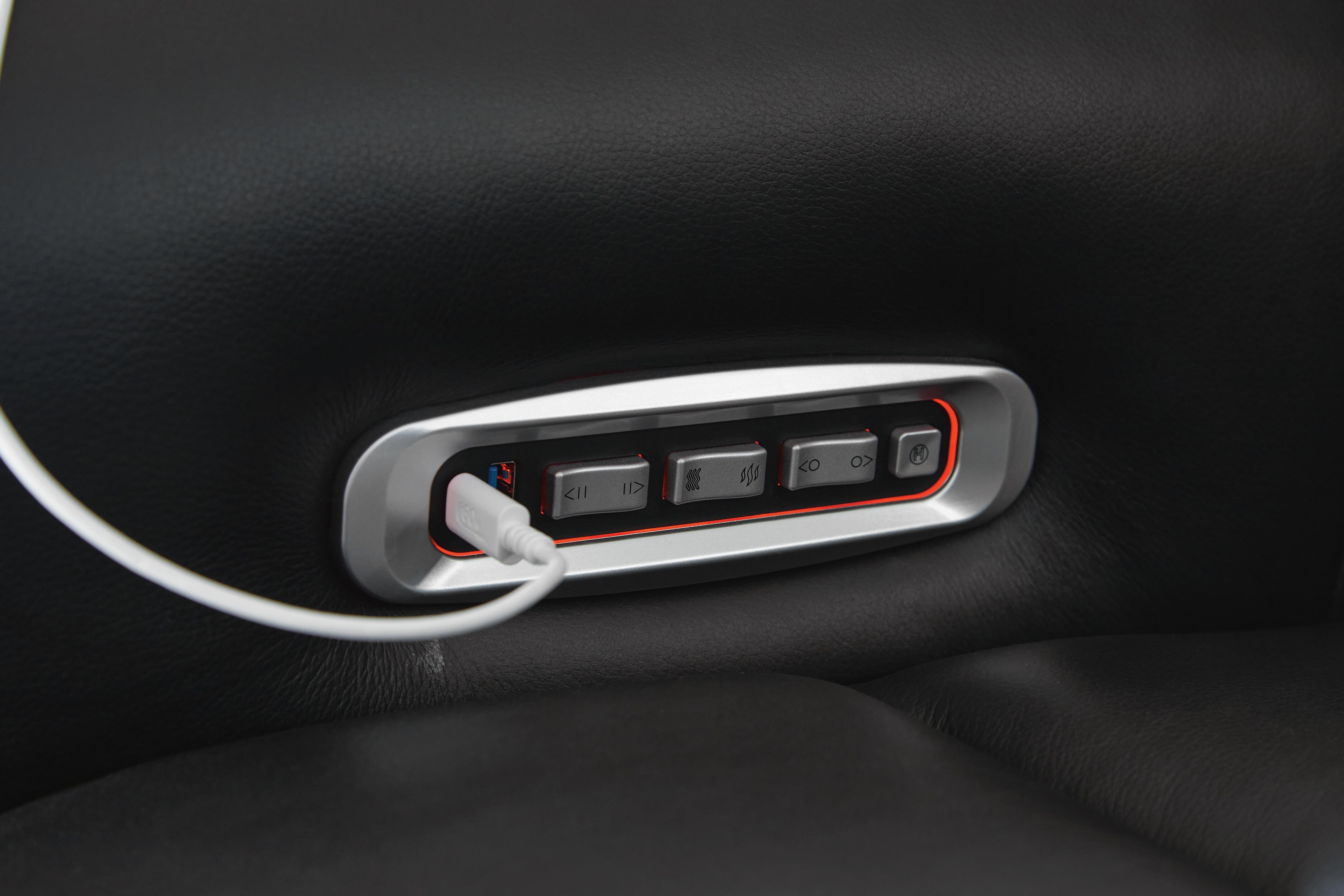 Sofá reclinable biplaza eléctrico 5Z-Relaxation con consola