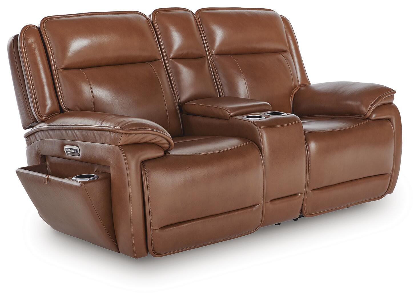 Sofá reclinable biplaza Healy Pier Power con consola