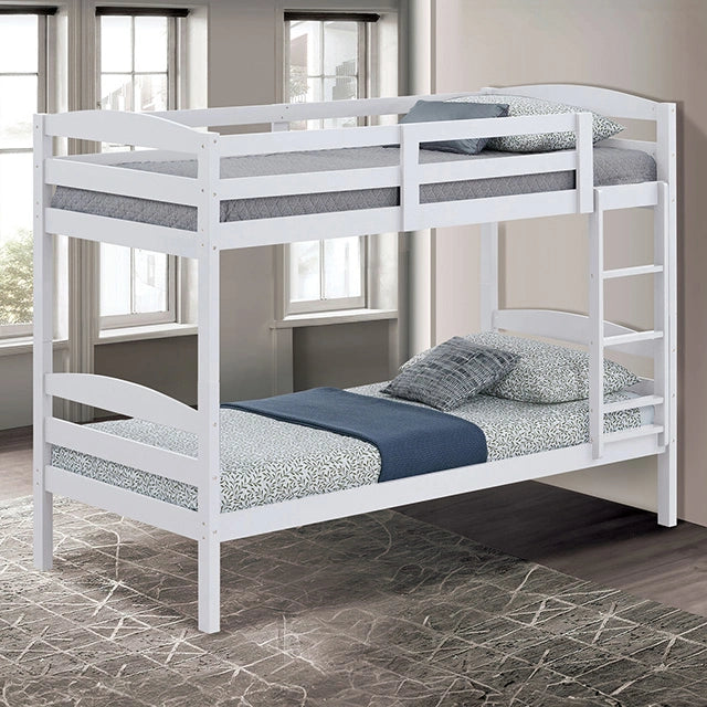 Literas Finsbury Twin Twin Espresso, Gris y Blanco