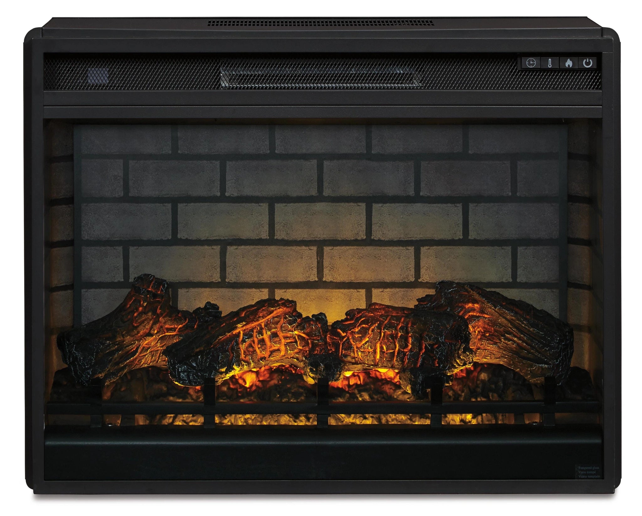 Mueble para TV con chimenea eléctrica de 72" Wittenmyer