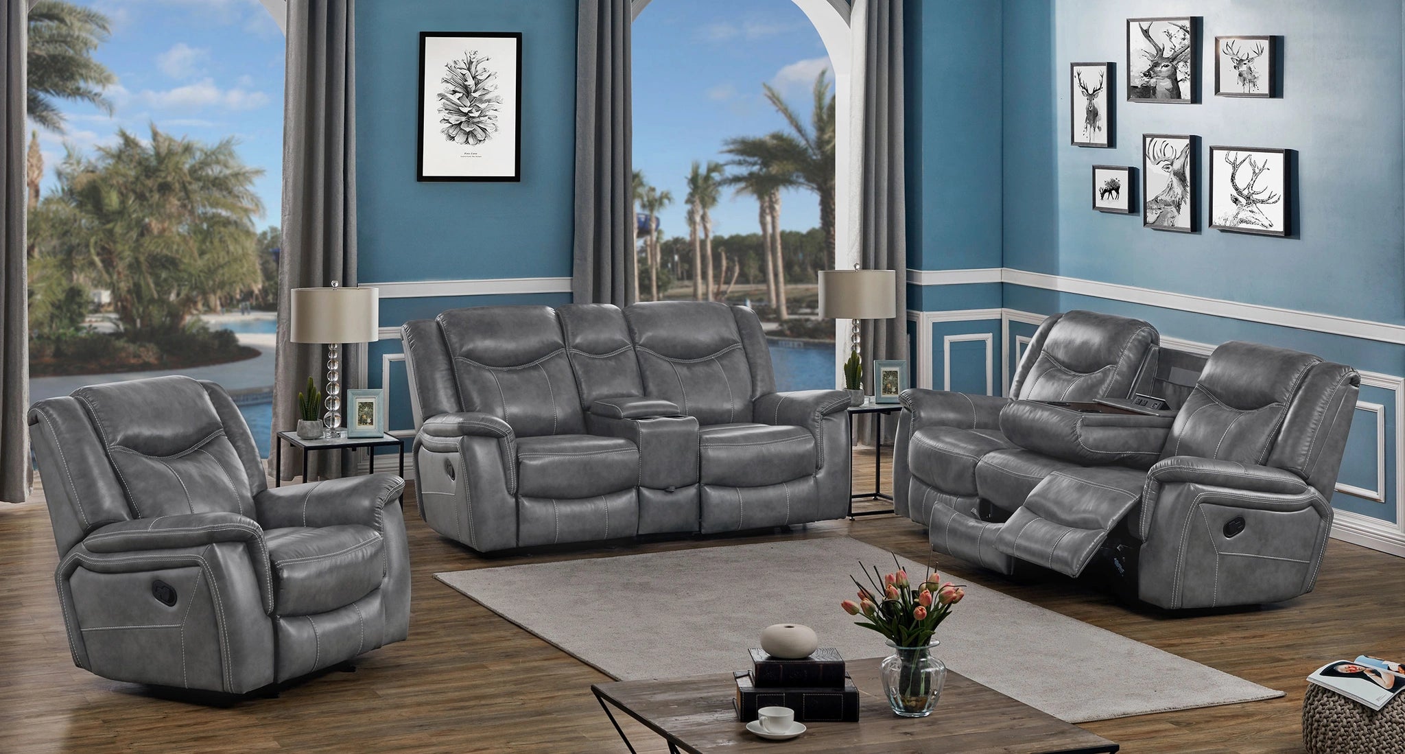 Conrad Reclining Sofa Set