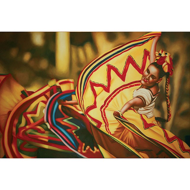 Pintura de Lienzo Impresa Danza Folklórica
