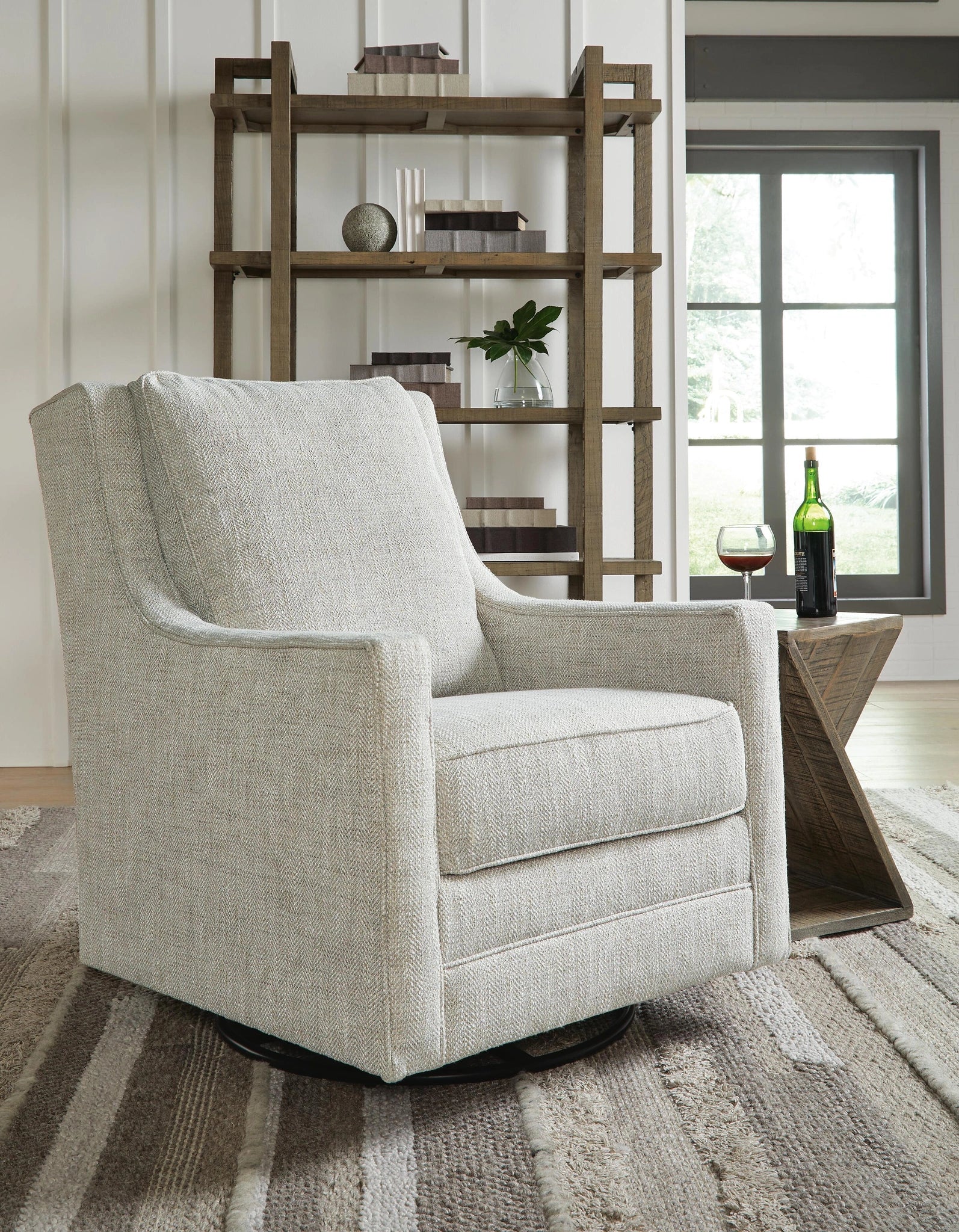 Sillón decorativo giratorio Kambria