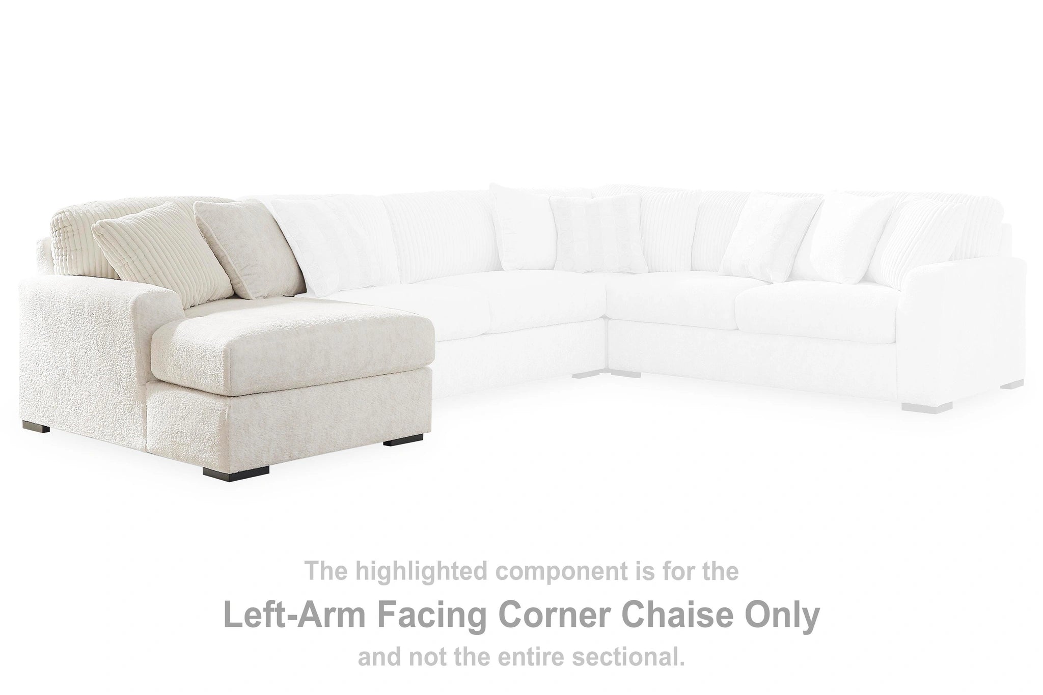Seccional Chessington con doble chaise longue