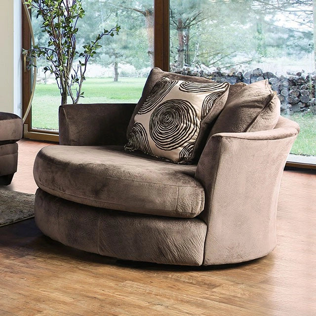 Sillón giratorio Bonaventura Brown