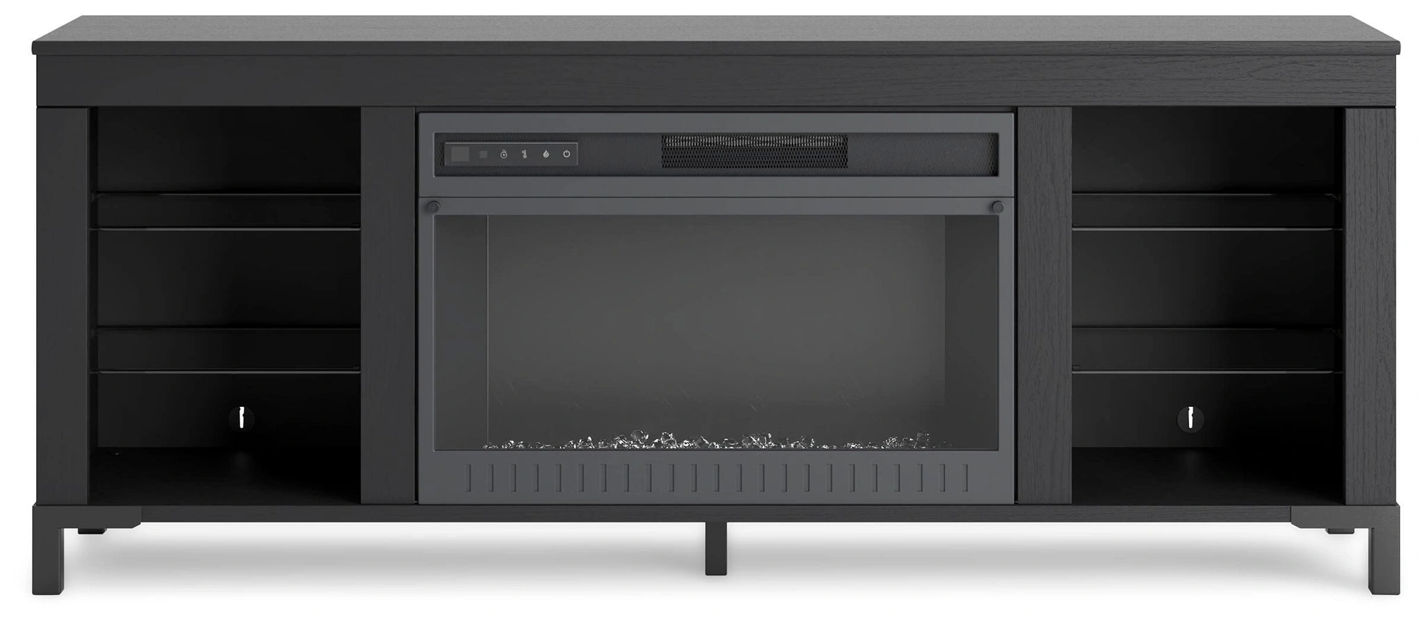 Mueble para TV Cayberry de 60" con chimenea eléctrica