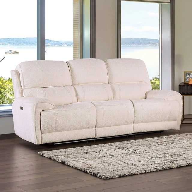 Sofá reclinable eléctrico MORCOTE, beige