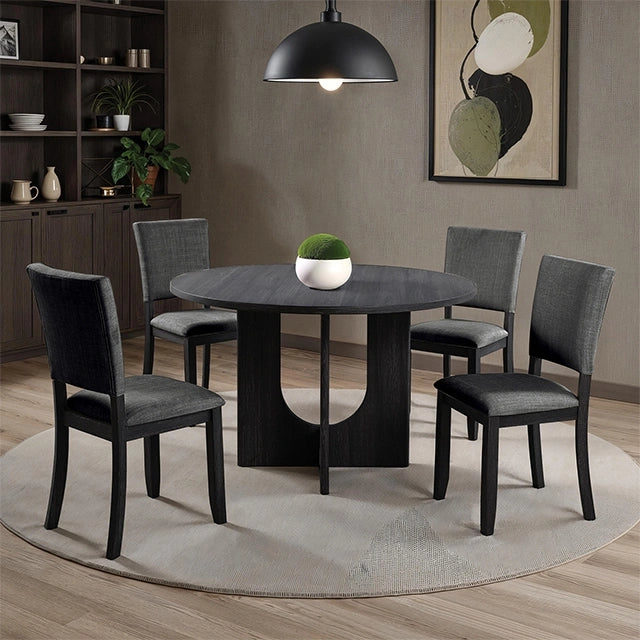 Juego de comedor redondo de 5 piezas Oberto