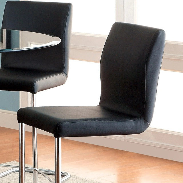 Silla alta para mostrador LODIA II negra