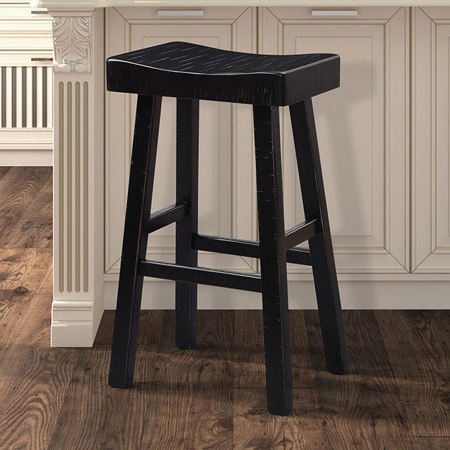 Taburete Biasca de 29" (2/CAJA) Blanco, Marrón y Negro