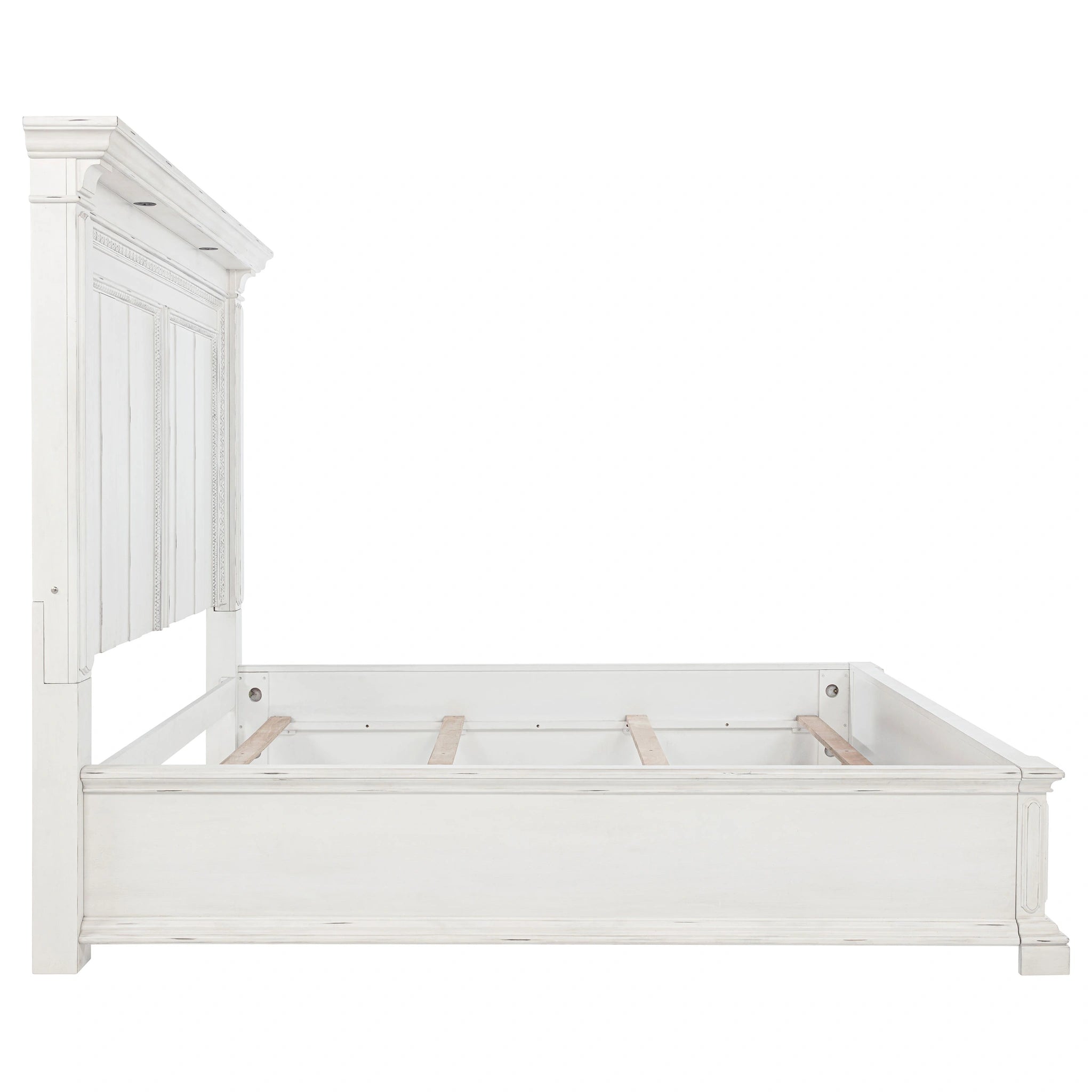 Cama McKinney con panel y luces LED