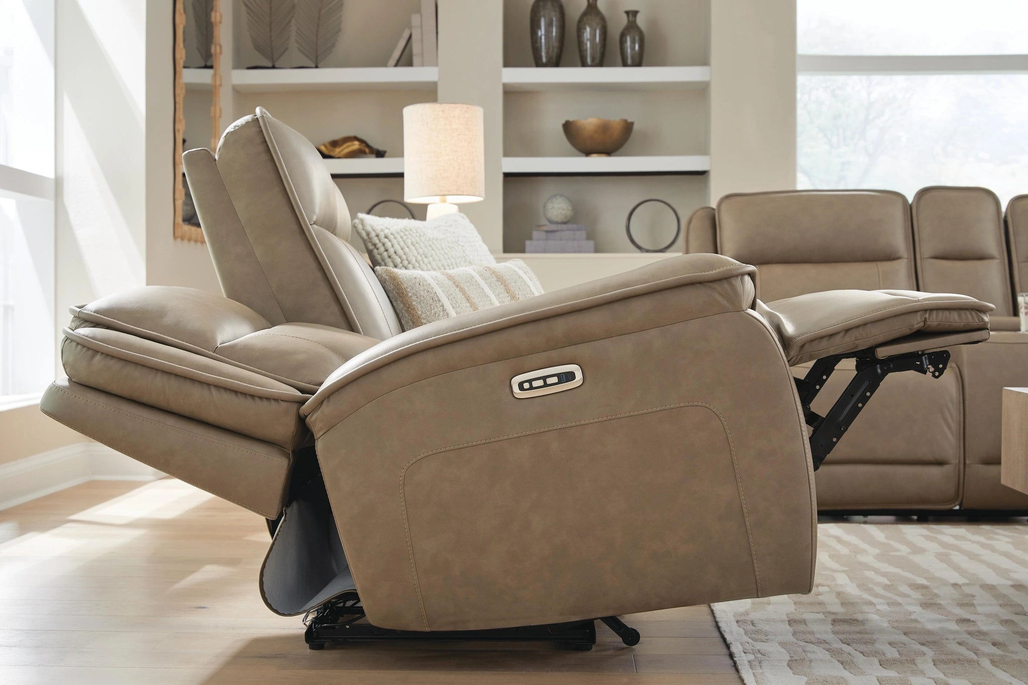 Sofá reclinable eléctrico Glencroft