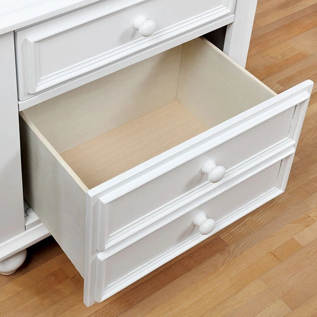 Mesa de Noche Blanca OLIVIA