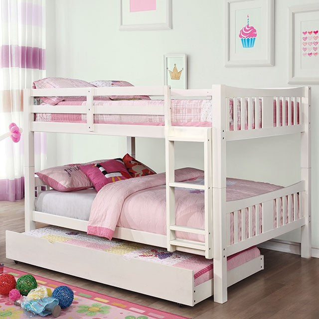 Cameron Full Over Full Bunk Bed White