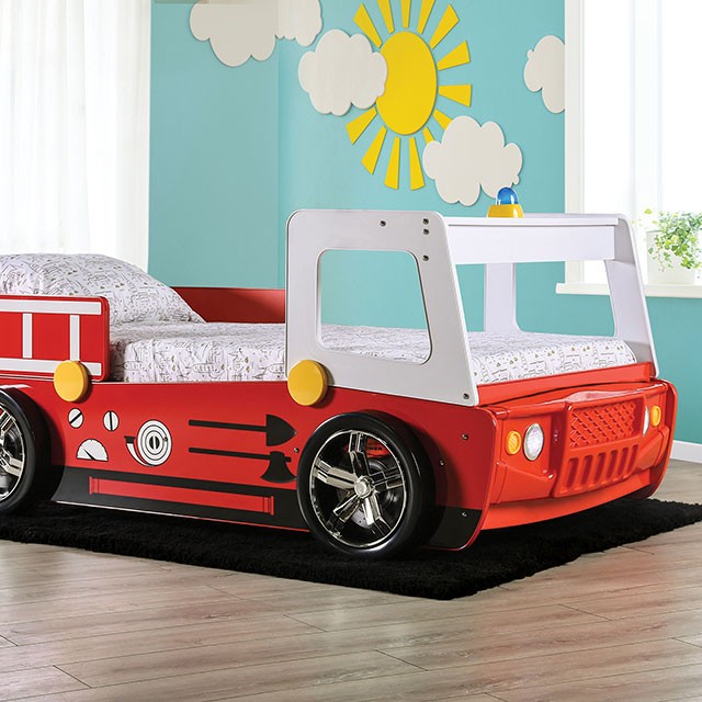 Firestall Twin Bed Red