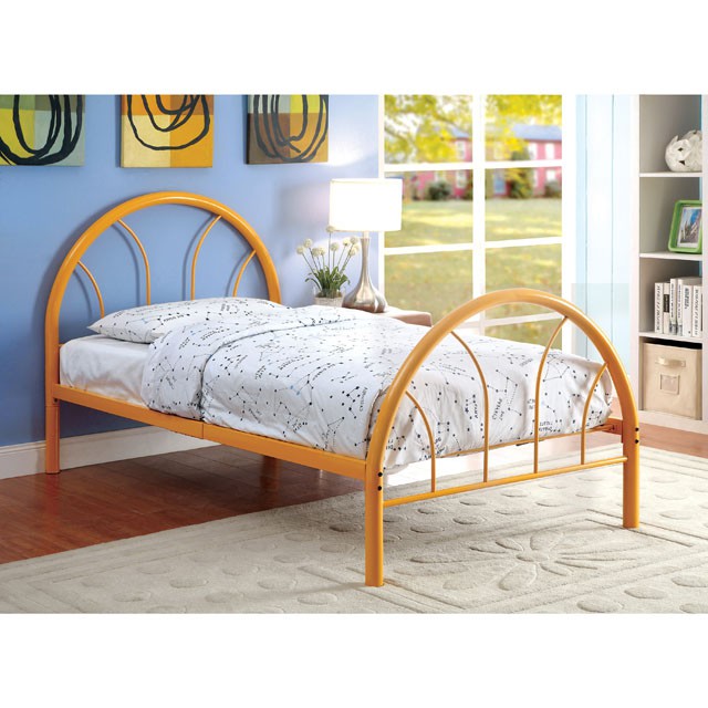 Cama matrimonial Rainbow Negra, Blanca, Plateada, Negra y Verde
