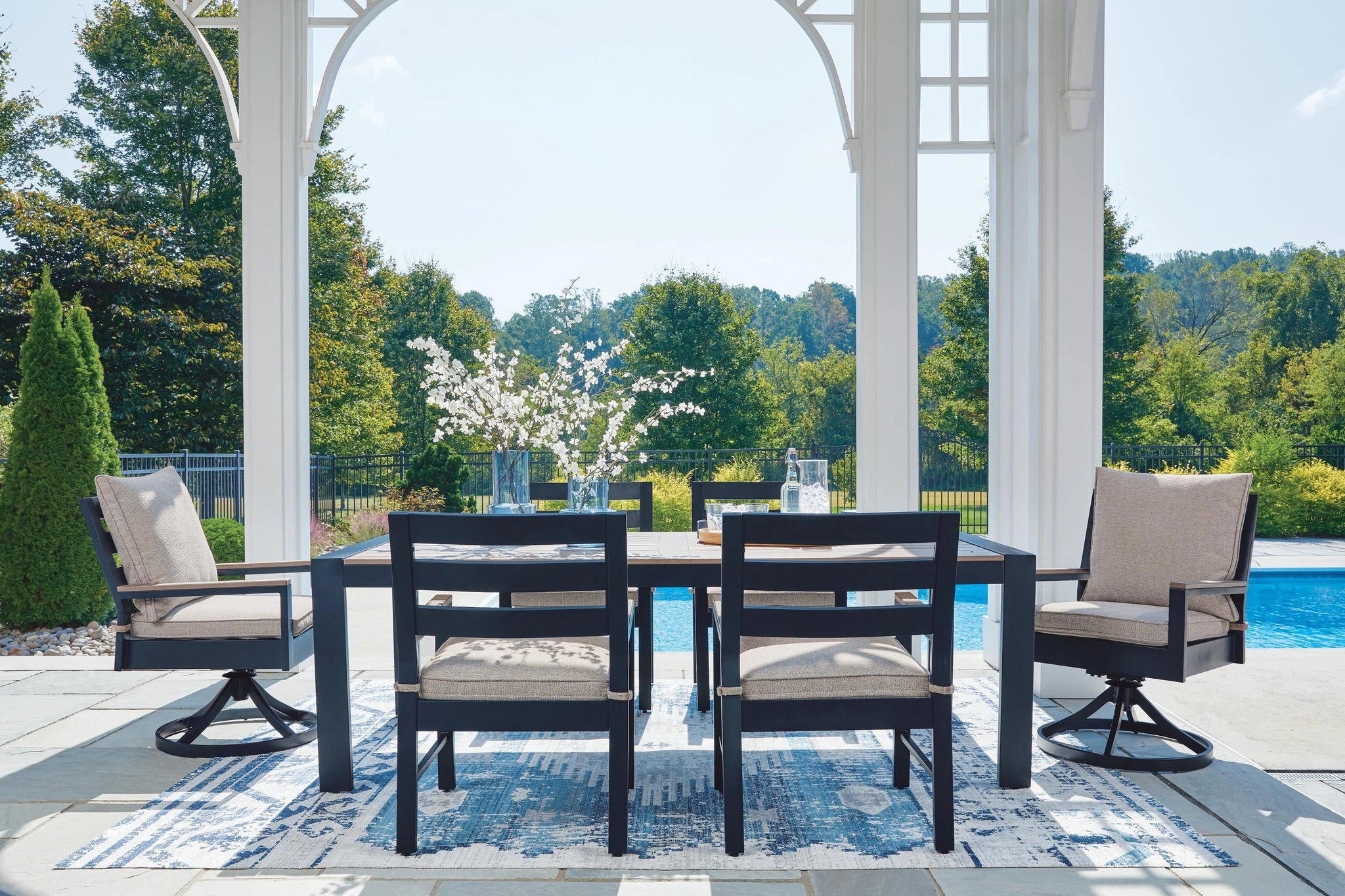 Juego de comedor para exteriores East Beach