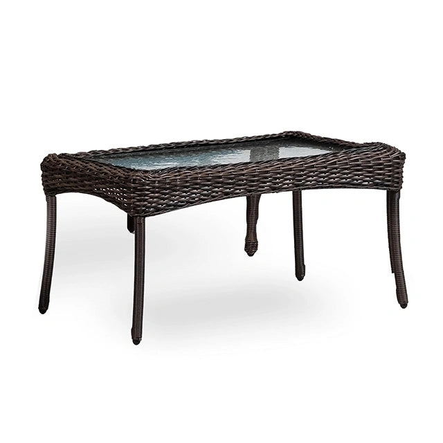 Mesa de centro Oliveri de mimbre