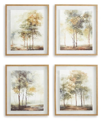 Cuadros de pared Bryneford (juego de 4)