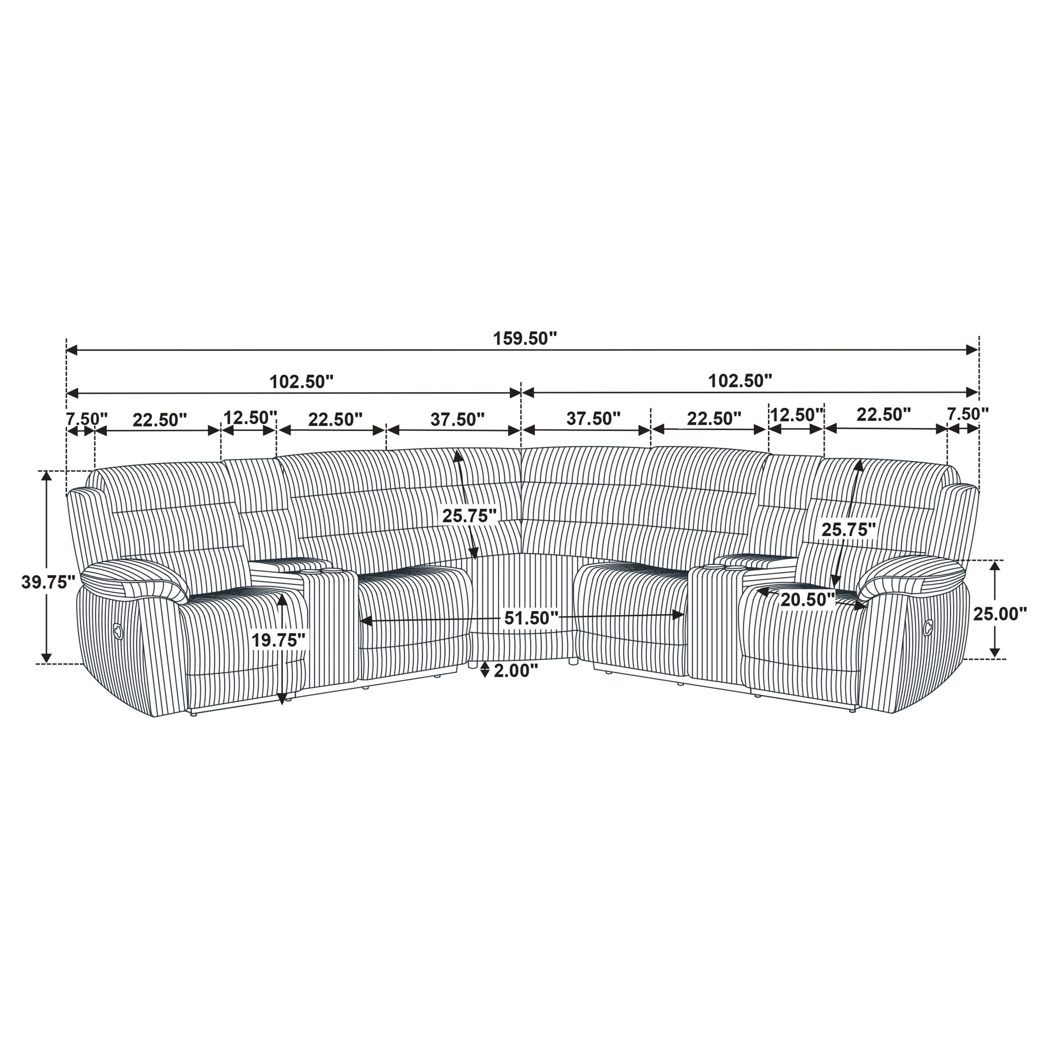 Atkinson Reclining Sectional Sofa
