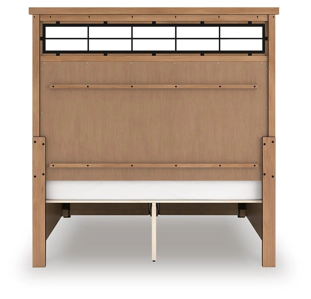Cama con almacenaje en panel Taffenbrook