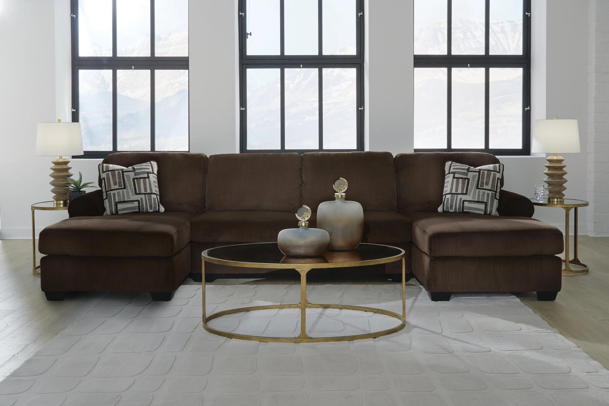 Seccional Kimlee con chaise doble