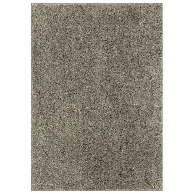 DUFUR Alfombra de 2,4 m x 3 m, gris cálido