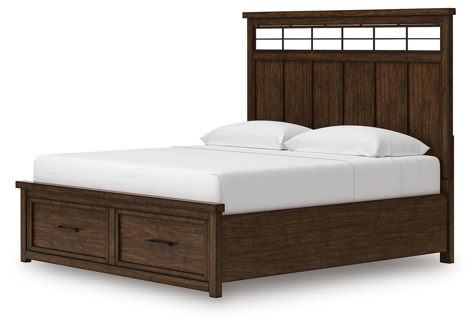 Cama con almacenaje en panel Taffenbrook