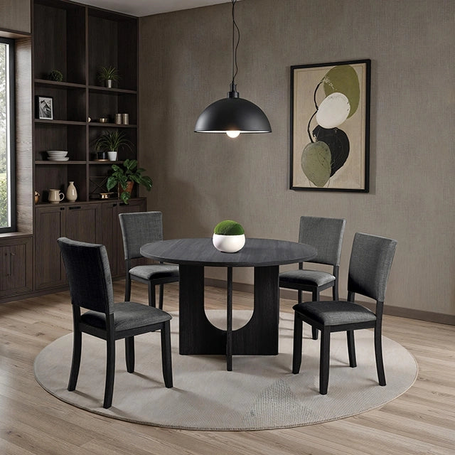 Juego de comedor redondo de 5 piezas Oberto