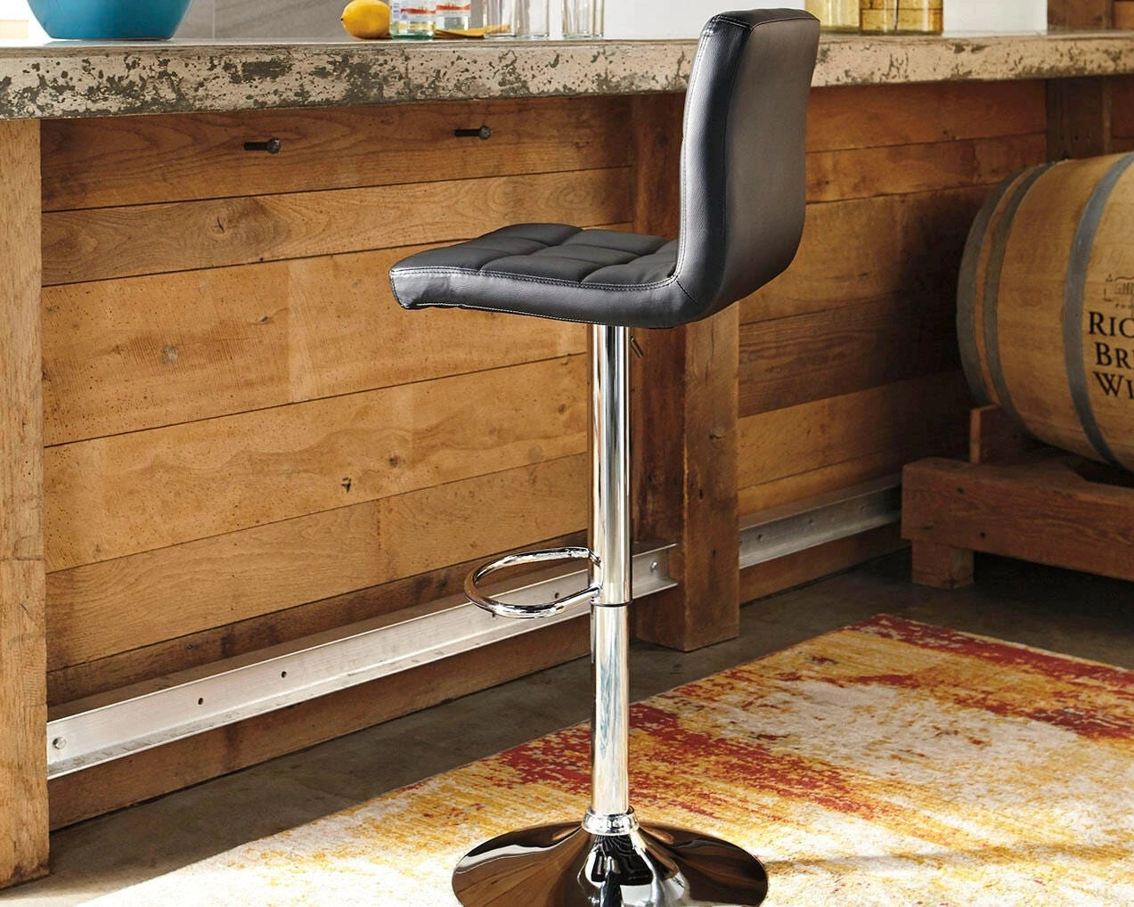 Taburete de bar Bellatier de altura regulable
