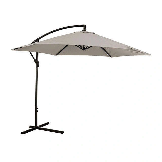 Parasol en voladizo Glam con LED
