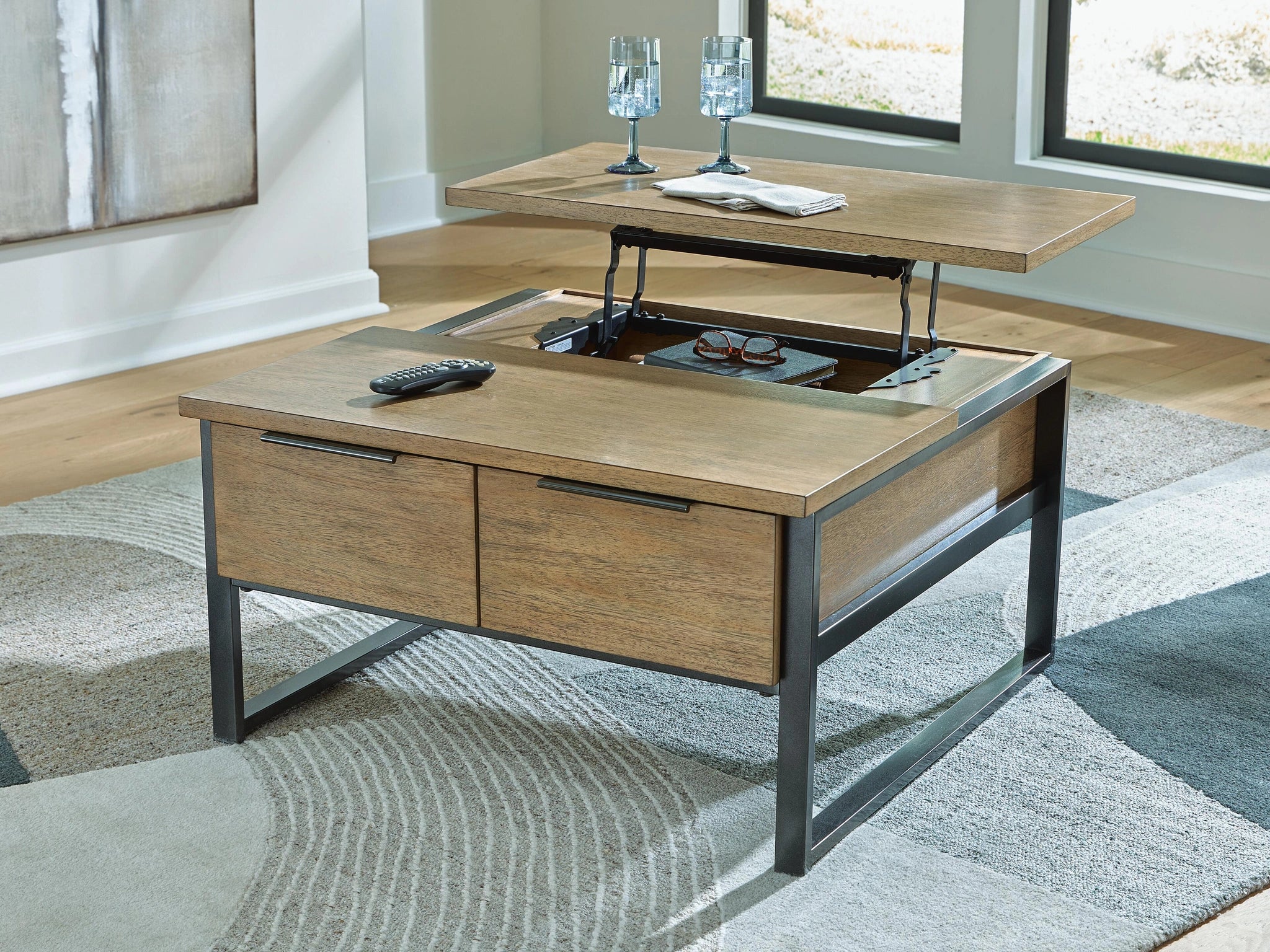 Mesa de centro elevable Montia