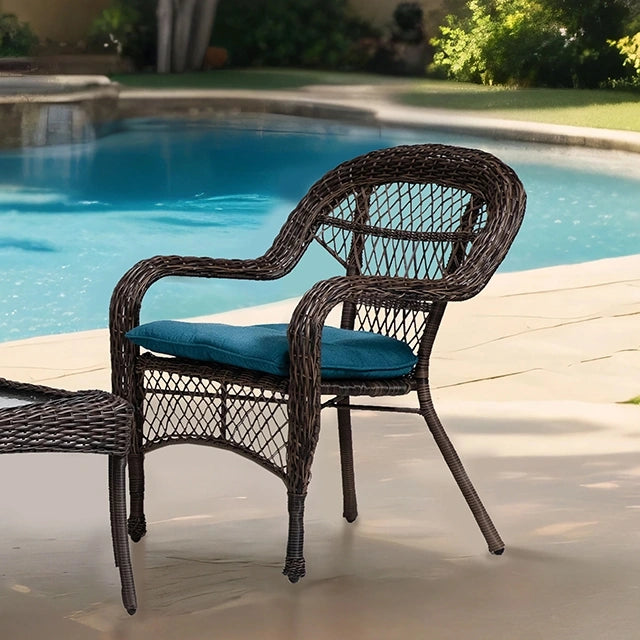 Silla apilable Oliveri Wicker - Apilable de 2 piezas