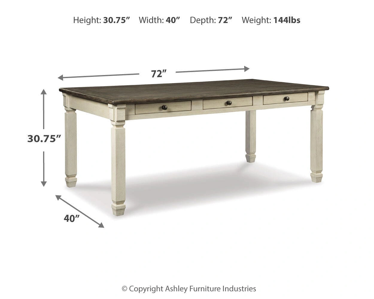 Mesa de comedor Bolanburg