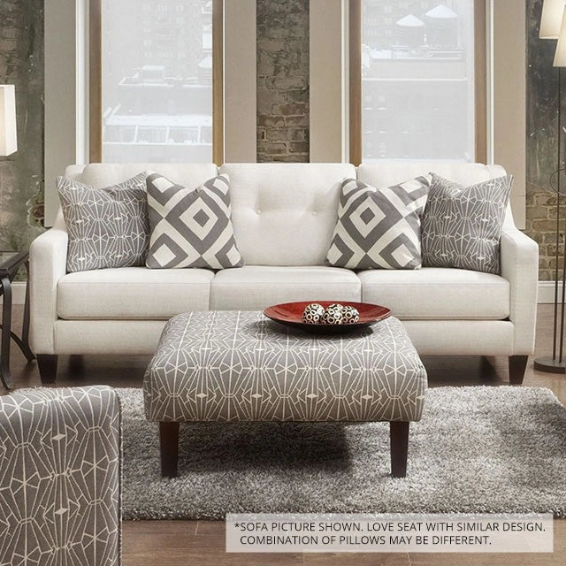 Sofá de dos plazas PARKER Ivory