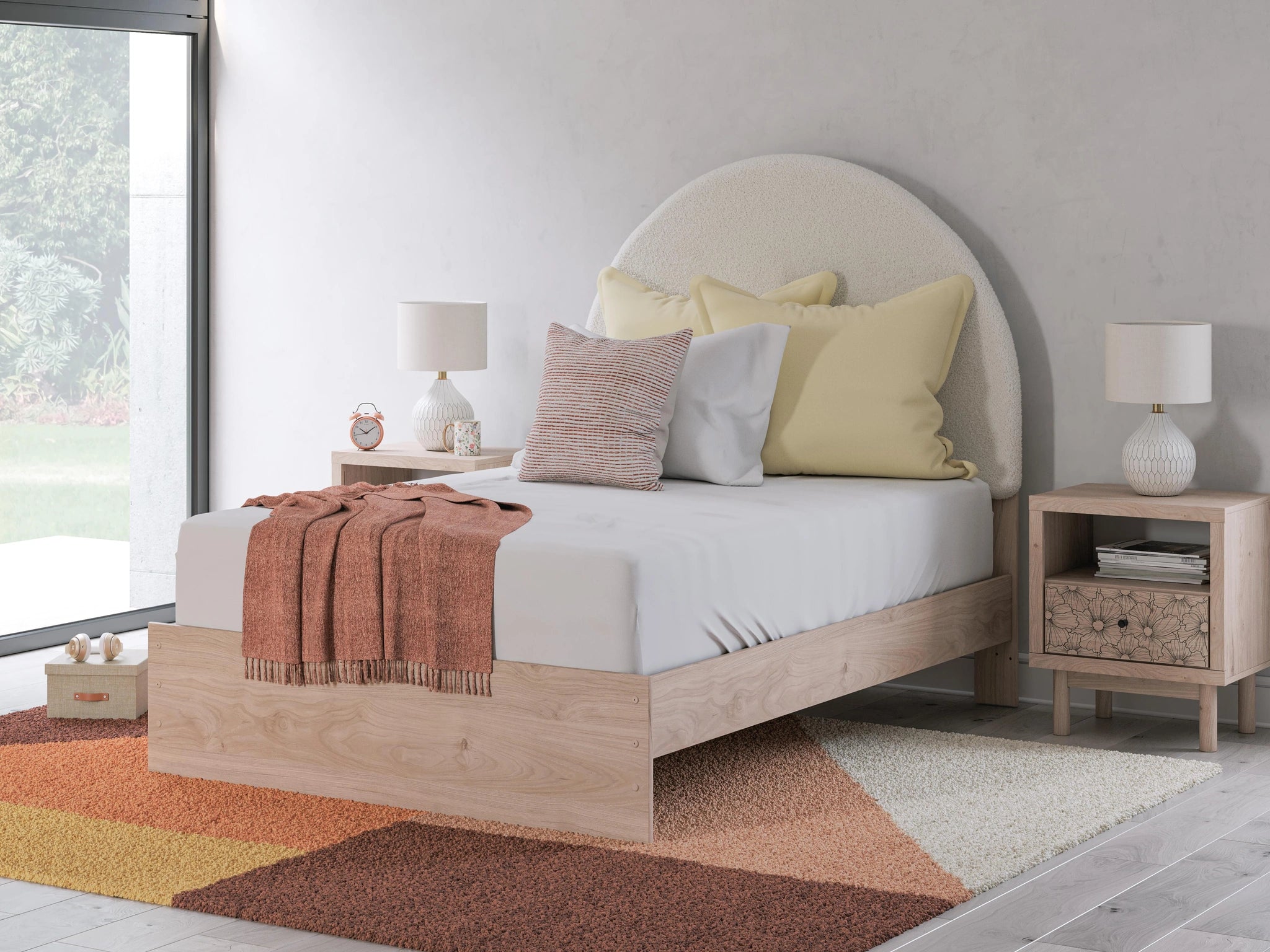Cama tapizada Arloster
