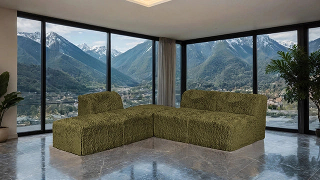 Seccional Nappi en L (Espuma Comprimida)