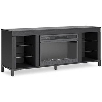 Mueble para TV Cayberry de 60" con chimenea eléctrica