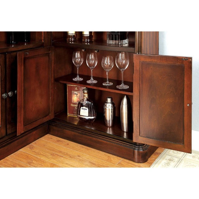 VOLTAIRE Mueble Expositor Cerezo Oscuro