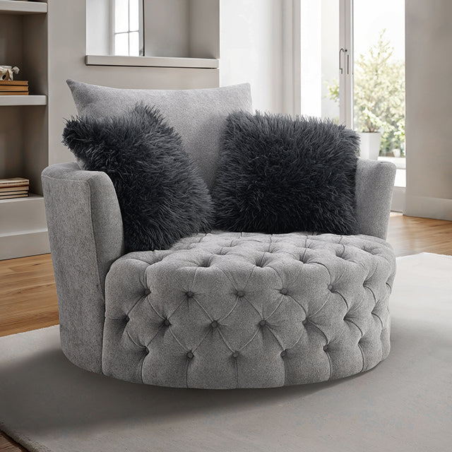 Sillón Giratorio Capitoné Sofi