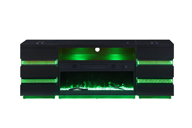Mueble de TV Terni con chimenea