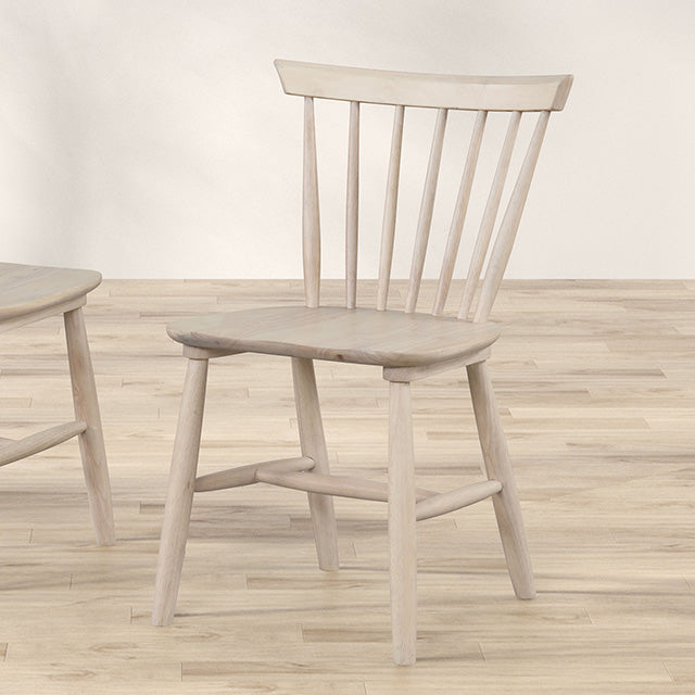 Silla de comedor Beale (2/CTN) Natural, Marrón y Beige