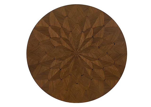 Juego de mesa de comedor redonda Hillerod de 5 piezas